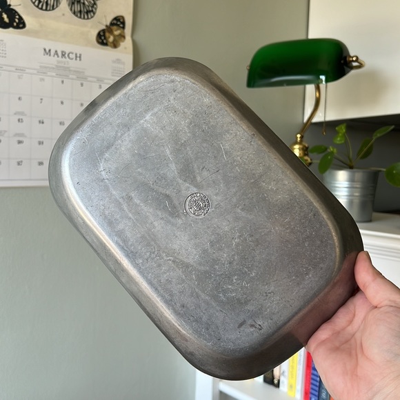 Armetale Wilton Bread Serving Platter Holiday Peace on Earth Goodwill to All - Picture 2 of 3